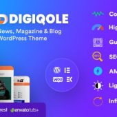 Digiqole 2.2.5 – News Magazine Theme